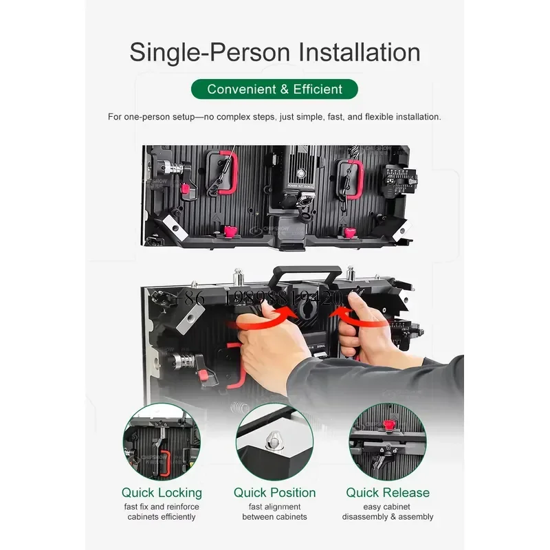 Wmwmnu for Easy Installing P2.5 2.9 P3.91 7680HZ Rental Video Wall Event Backdrop Outdoor Indoor Display customized product