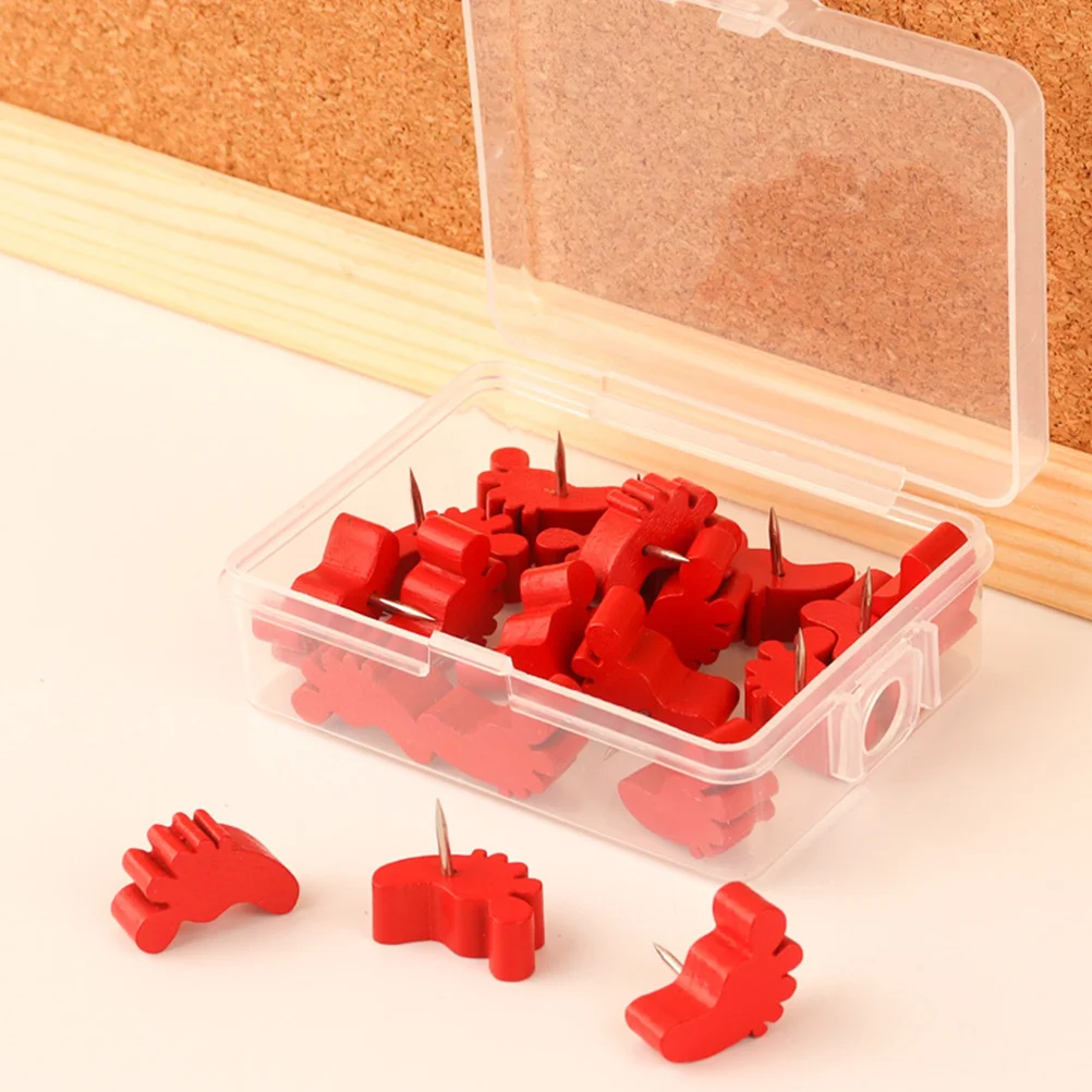 

Foot Shaped Thumbtacks Creative Push Pins Decorations Material Photo Walls Map Markers Scrapbook Pins
