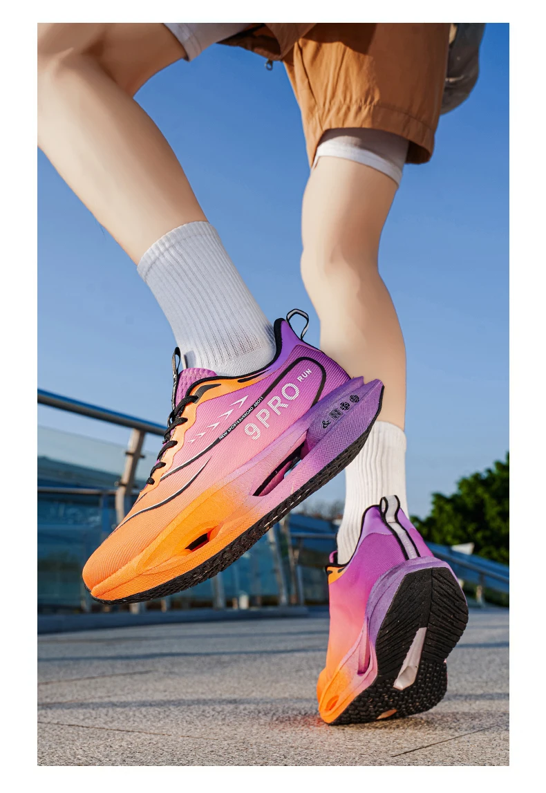Herren-Sportschuhe, Laufschuhe mit Carbonplatte, Marathon-Sneaker für Herren, Rennschuhe, stoßdämpfende Turnschuhe für Damen – Detail 14