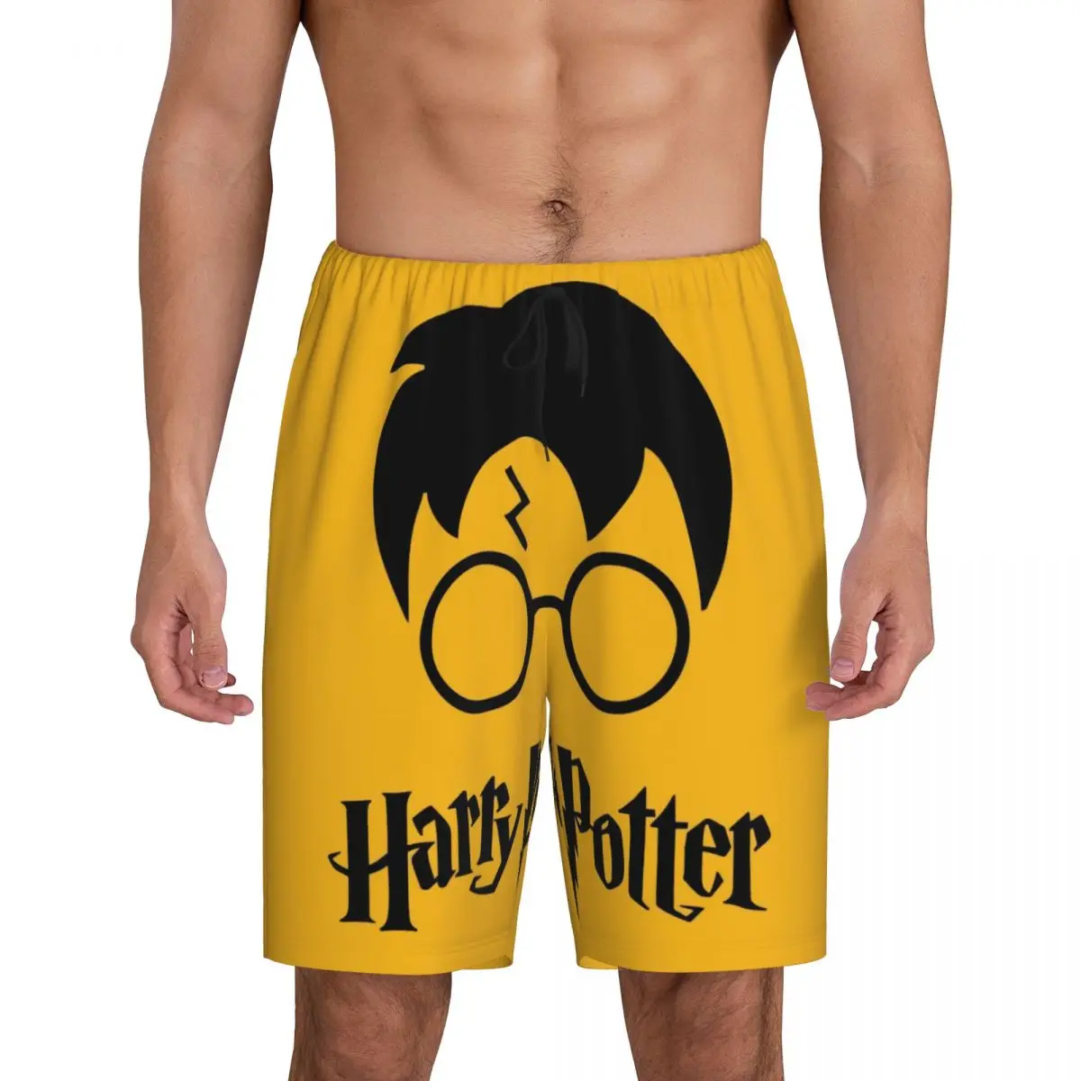 

Custom Harrys Magic Adventure Movies Potters Pajama Shorts Men's Sleepwear Lounge Bottom Stretch Sleep Short Pjs with Pockets