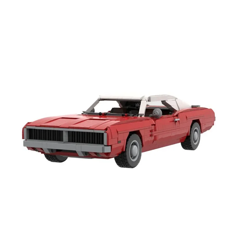 

MOC-37066 Classic Muscle Car City Racing 1969 Splicing Assembly Building Blocks1615 Parts Building Blocks Kids Birthday Toy Gift