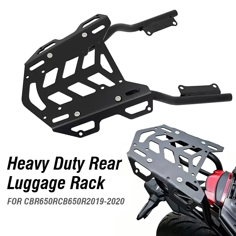 For Honda CB650R CBR650R 2019 2020 Rear Luggage Rack Cargo Carrier Shelf Motorcycle Rear Passenger Grip Bar Bracket CB CBR 650 R