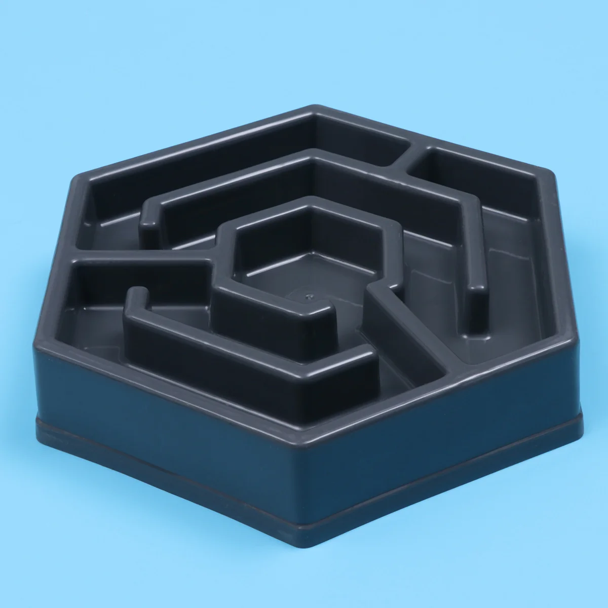 

Creative Petal Shaped Pet Bowl Slow Resin Material Grey Color Anti Slip Small Cats Dogs Gift Pet Bowl