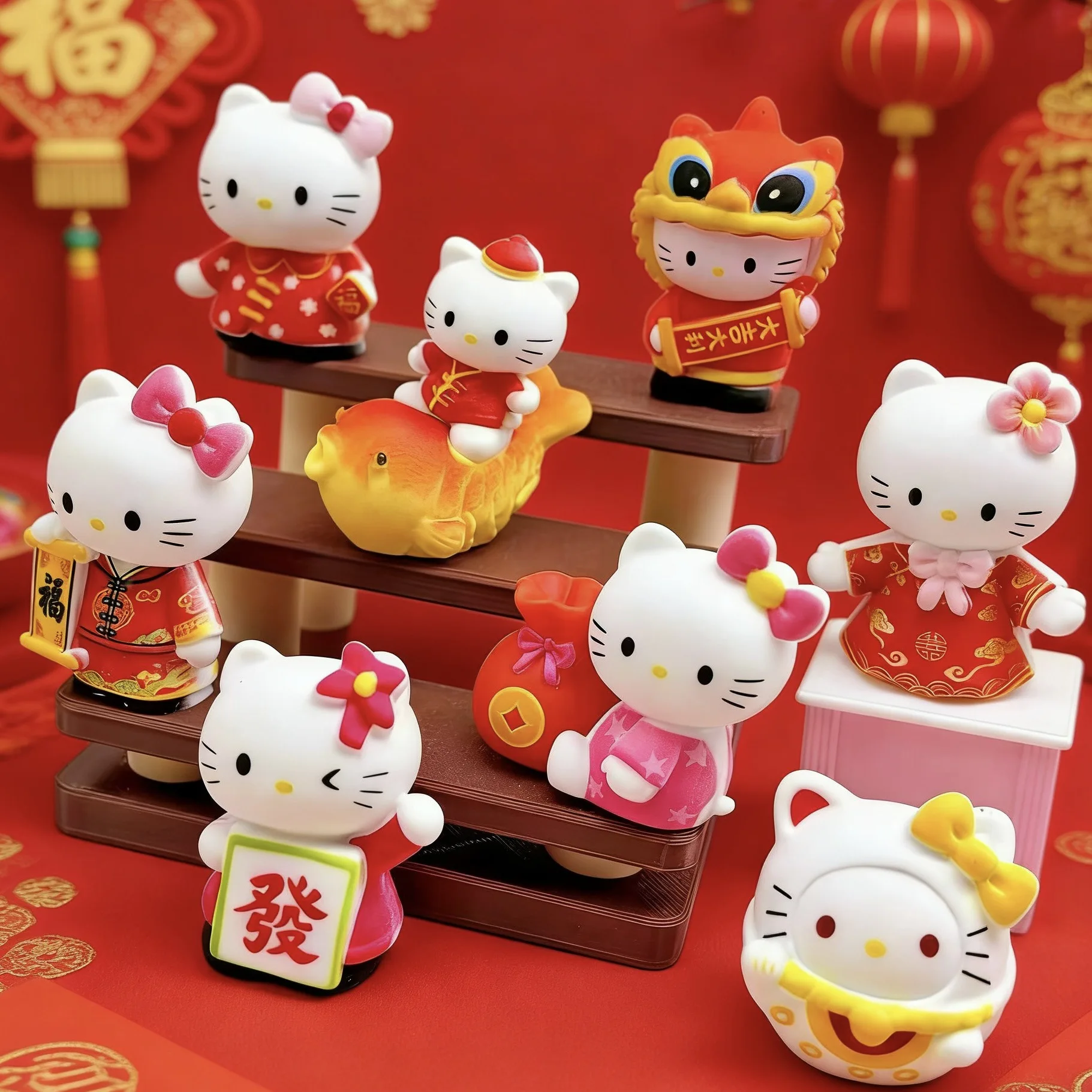 

Новые декоративные аксессуары Hello Kitty, украшения для рабочего стола, модная игрушка-кукла, подвеска из смолы