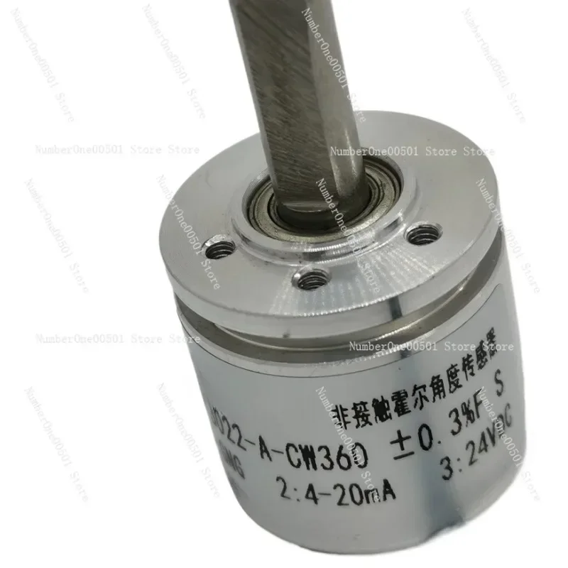 

4-20mA non-contact Hall angle sensor 90 degrees 180 degrees 360 degrees no dead angle P3022-A-CW360