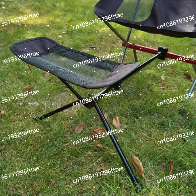 

Outdoor Folding Chair Aluminum Alloy Footstool Beach Leisure Convenient Universal Foot Rest Leisure Recliner Moon Chair