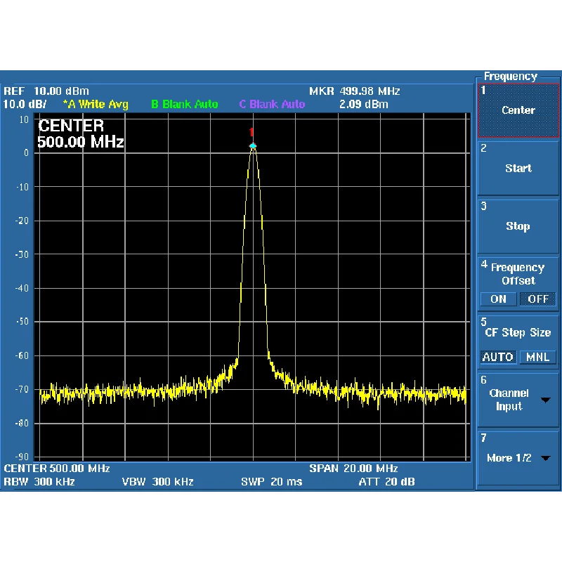 ADF4355 250M-6.8G module touch color screen sweep RF signal generator VCO microwave frequency synthesizer PLL