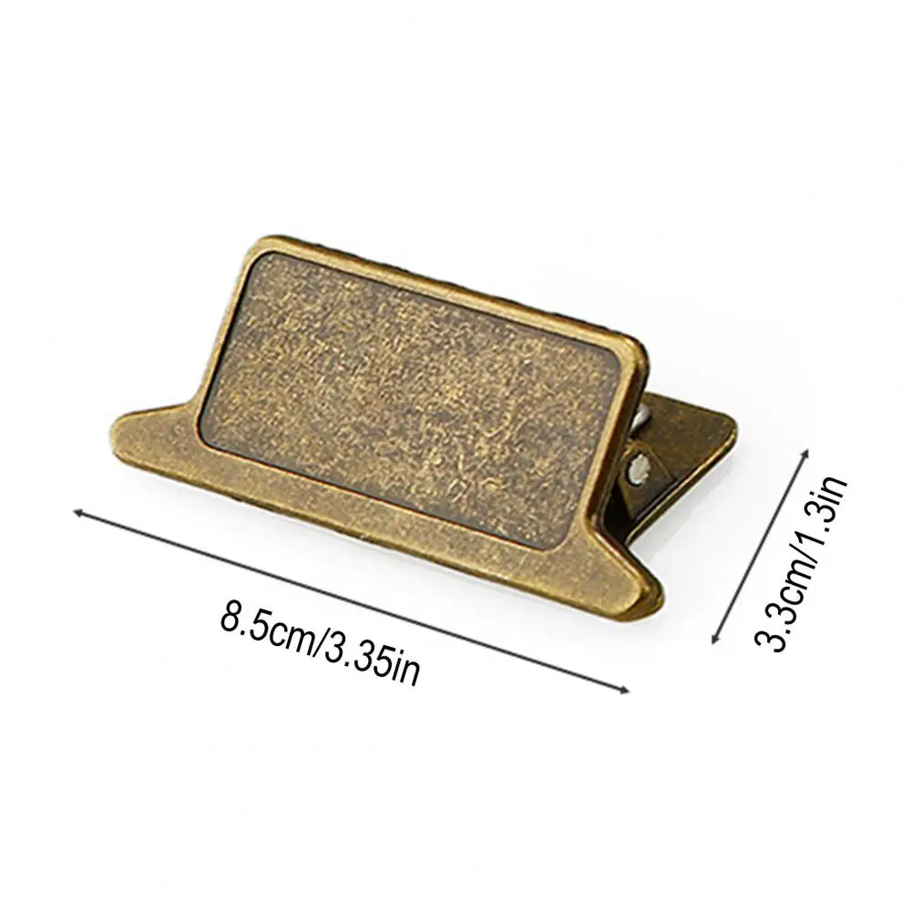 Vintage Binder Clip Multi-purpose Binder Clip Vintage Metal Binder Clips Set Heavy Duty Zinc Alloy Bulldog Clamps Multi-purpose