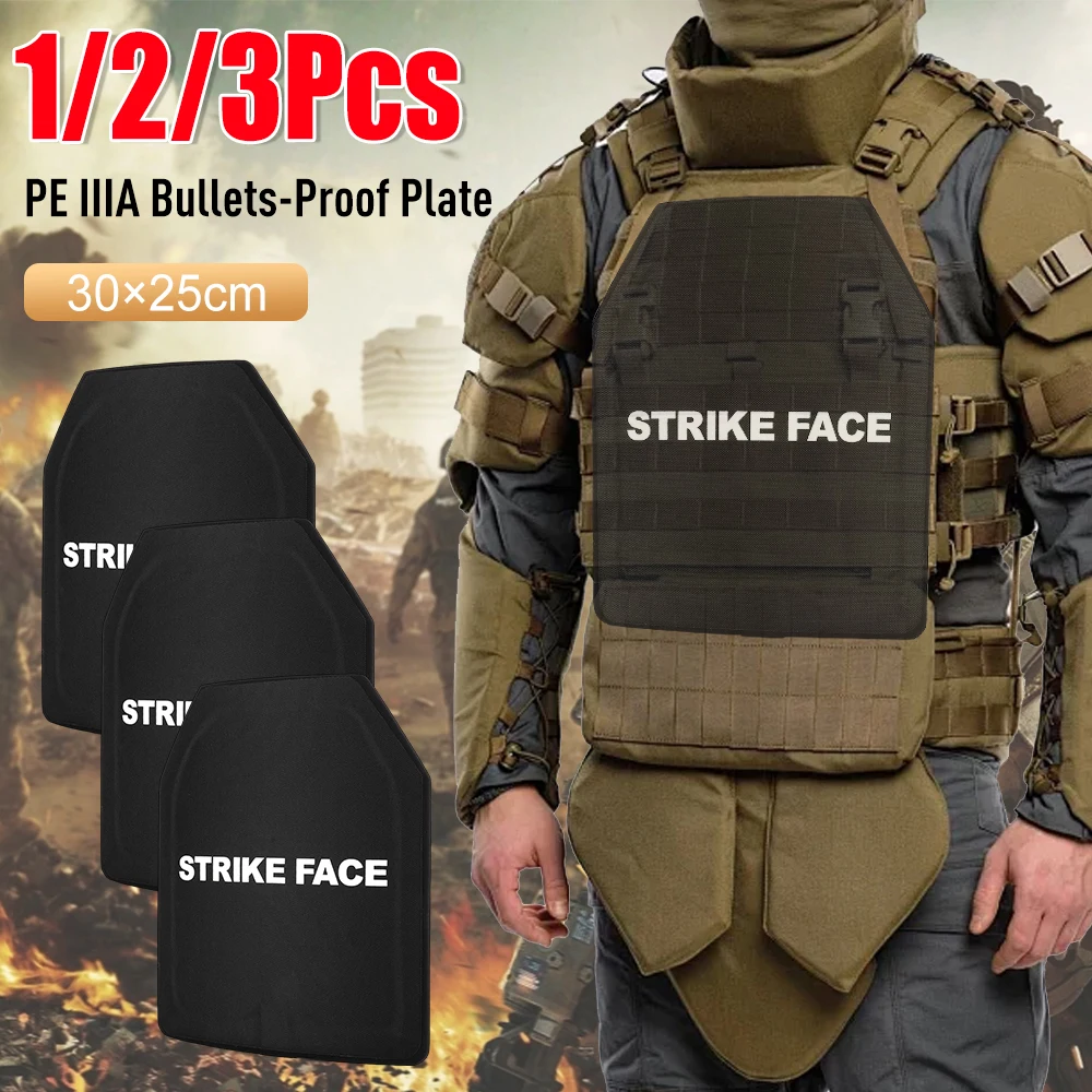 التكتيكية لوح فولاذي مقاوم للرصاص لسترة السلامة الباليستية درع للجسم طعنة واقية لوحات مركبة مجلس NIJ IIIA تقف وحدها