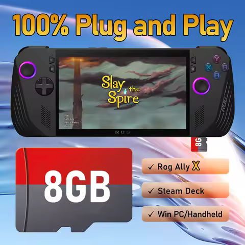 Retrobat Game Card with 3170 Games for ROG Ally/LEGION GO/AYANEO/OneXPlayer/Steam Deck Handheld Game Console/Windows PC for N64