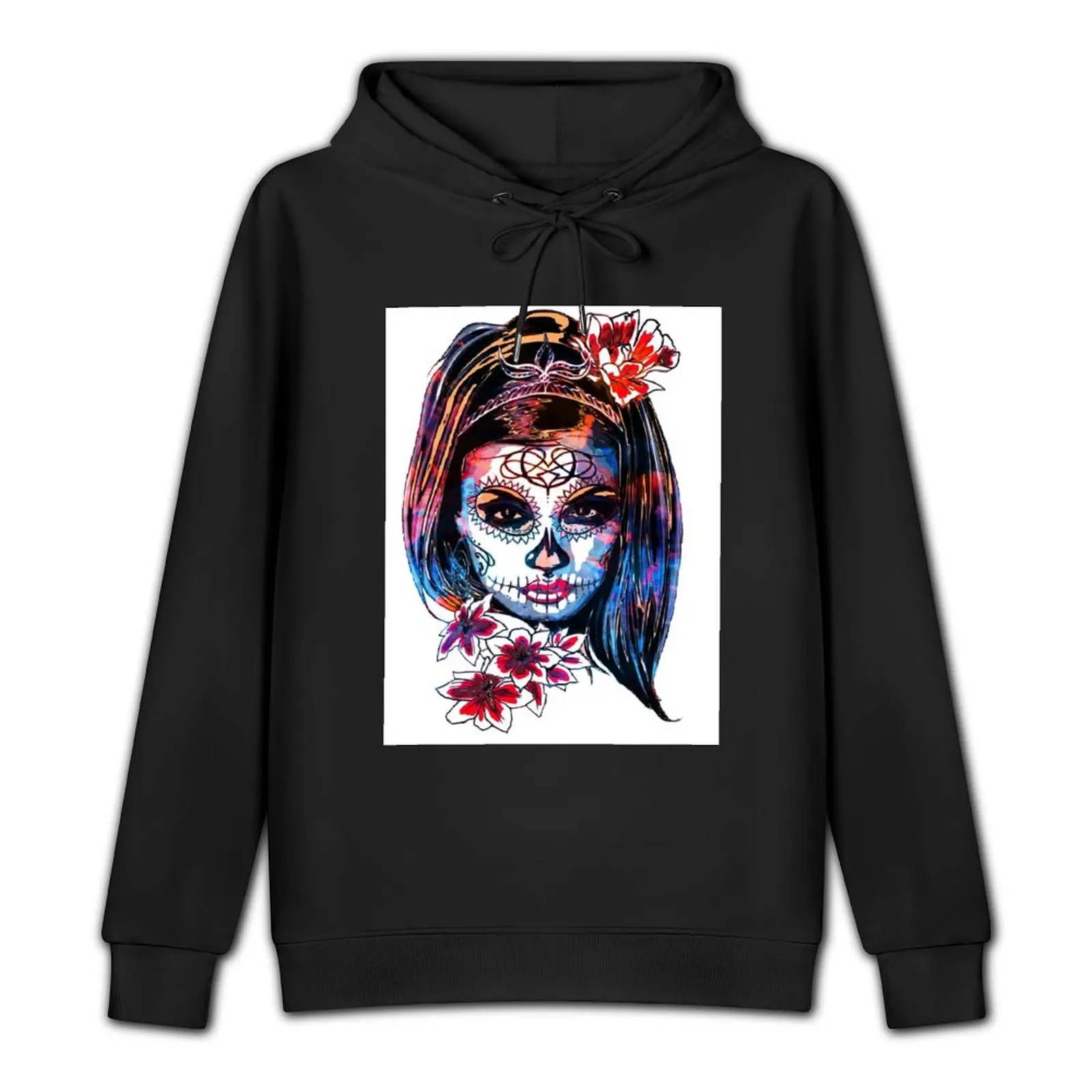 Multicoloured La Catrina Dia de los muertos Pullover Hoodie hooded shirt autumn clothes winter clothes designer hoodies