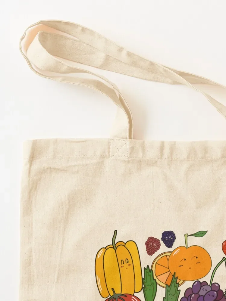 FARMER'S MARKET Tote Bag حقيبة قماش مخصصة حقيبة كتف قماش قابلة لإعادة الاستخدام حقائب تسوق نسائية #3