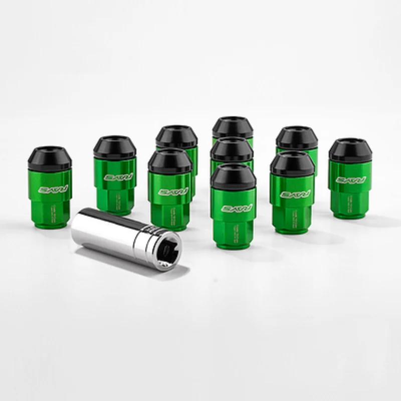 Exterior Parts Jdm Accessories Rays Car Wheel Racing Lug Nuts Hub Screw M12*1.5 M12*1.25 M14*1.25 M14*1.5 20Pcs Wheel caps