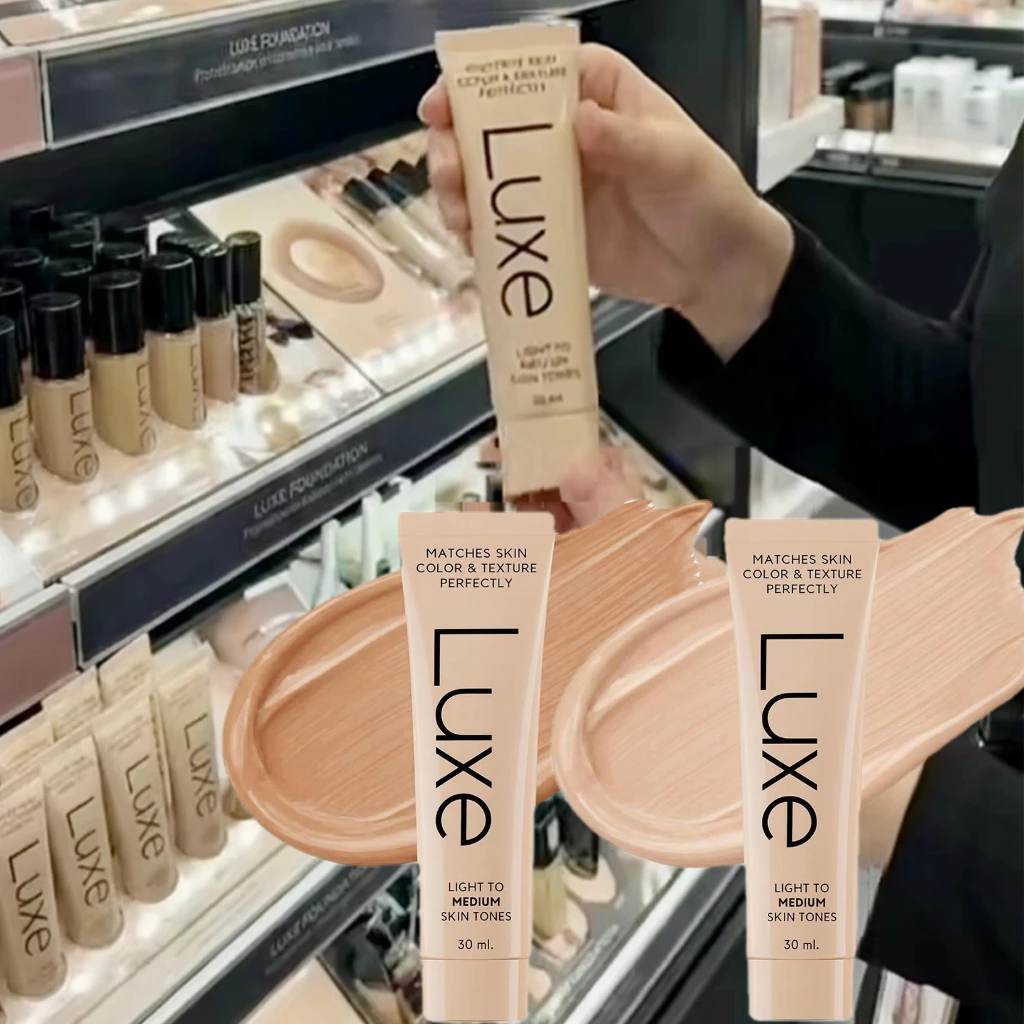 

30ml Luxe High Cover Acne Foundation Color-changing Liquid Foundation 12hours Lasting Match Skin Color Perfectly Face Concealer