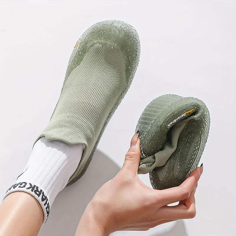 GallonShark Knit Sock Barefoot Shoes, Breathable Slip-On Footwear with Anti-Slip Sole for Yoga & Casual Daily Wear