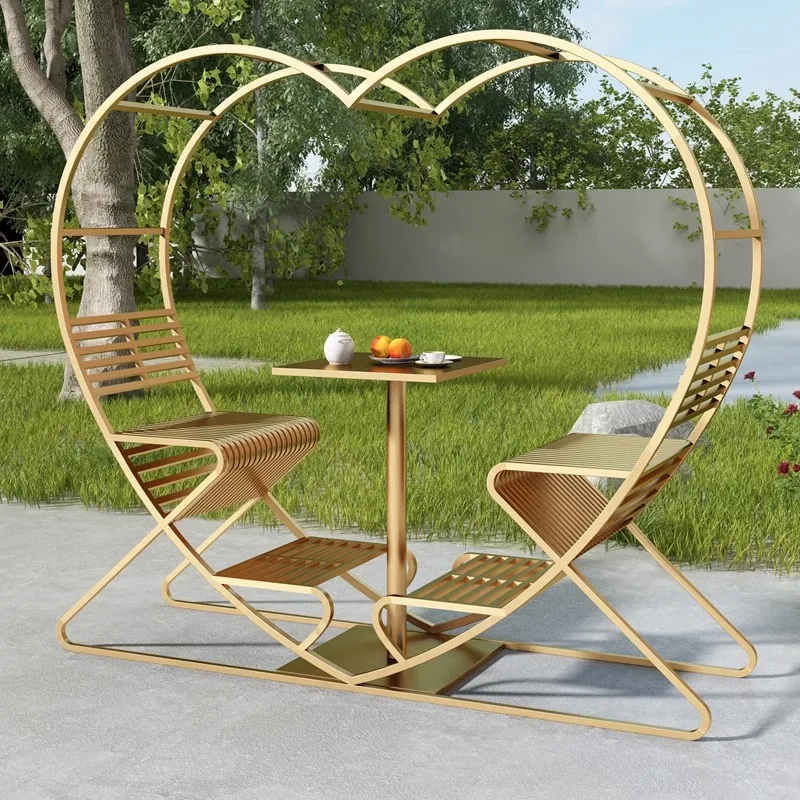 Outdoor love swing chairs Garden decoration Scenic spots Internet celebrity attractions Homestay ornamen