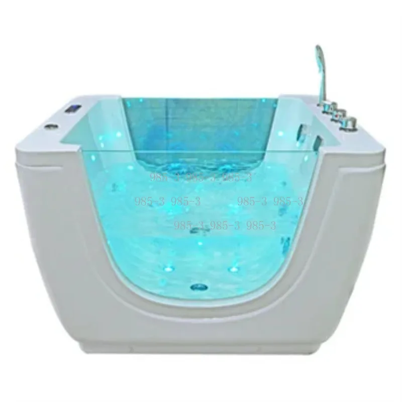 Newborn Baby Tub with Shower Handle, Practical Baby Spa Equipment