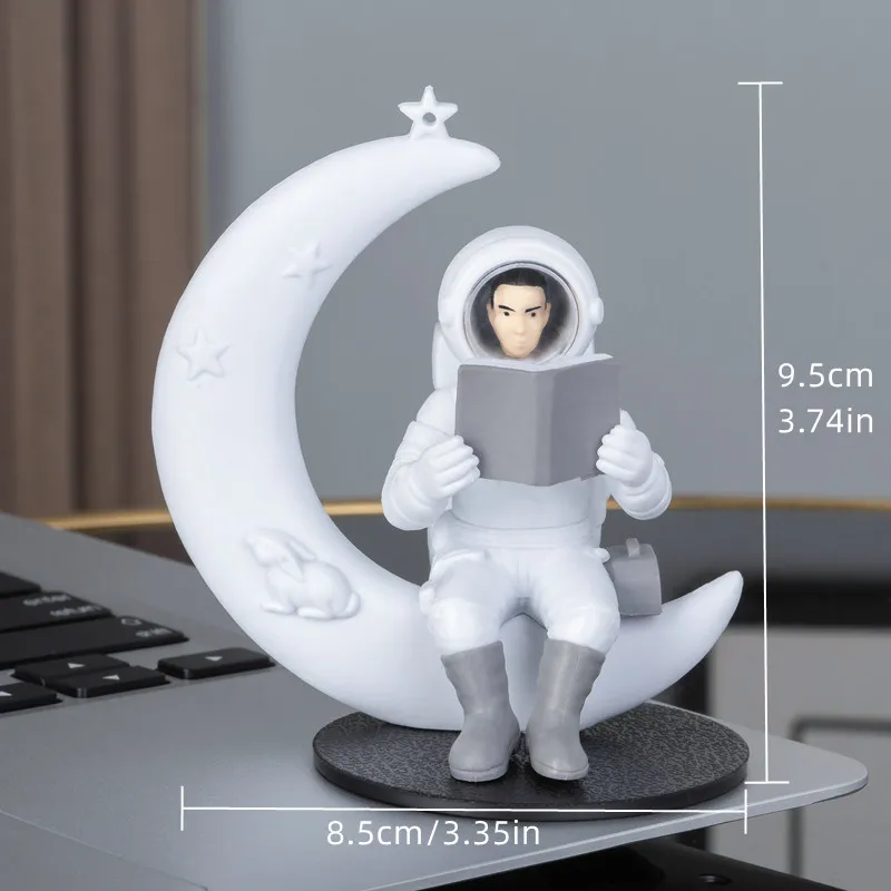 Astronaut Figures Figurines Table Decor Statue Spaceman Sculptures Educational Toy Home Living Room Desk Decoration Kids Gift