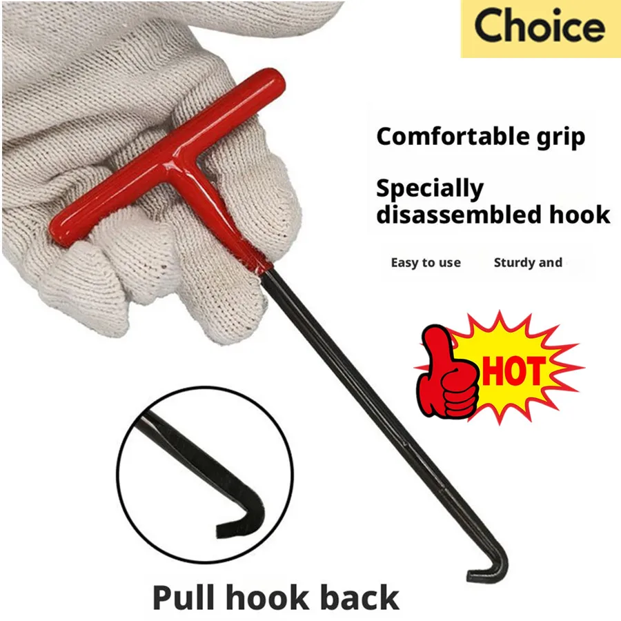 Exhaust Pipe Spring Hook, Exhaust Spring Puller Tool, Motorcycle Exhaust Pipe Spring Hook Handy Removal Tool Professional Repair