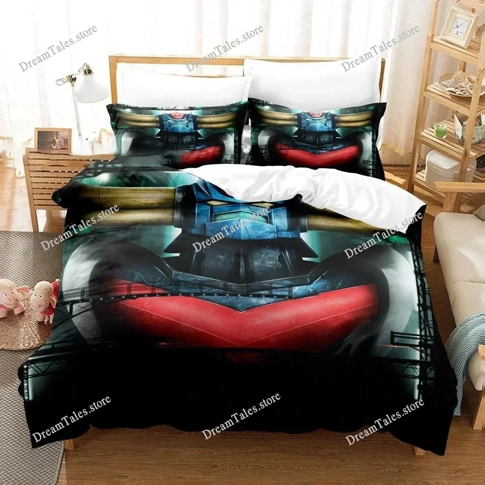 Goldorak Grendizer Bedding Set Duvet Cover Bedroom Comforter Covers Single Twin King Size Quilt Cover Home Textile Luxury Gift