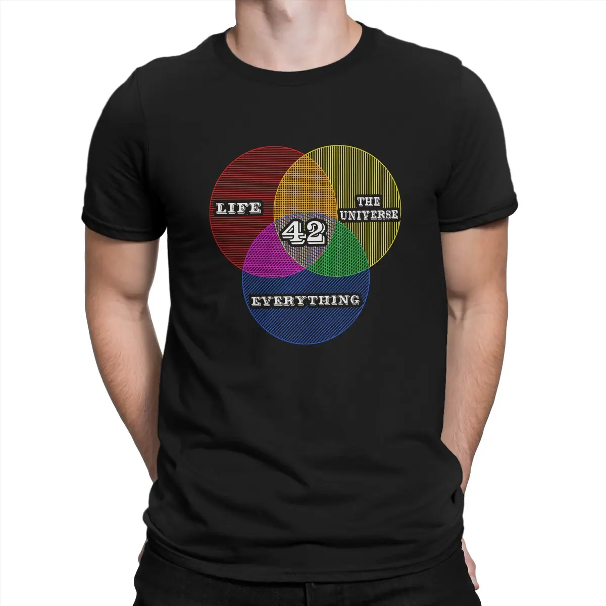 Classic 42 The Answer To Life The Universe And Everything T Shirt Fashion O-Neck TShirt Polyester Tops