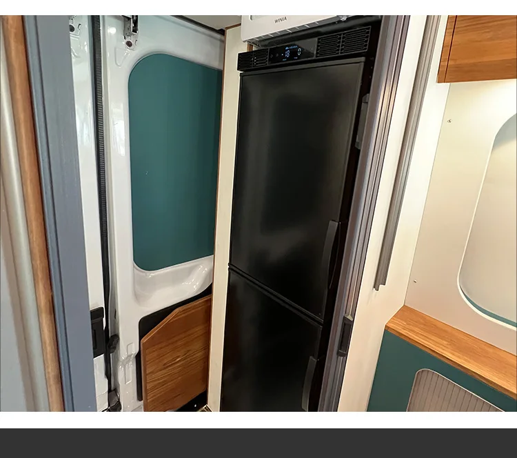 New Released 12/24V Built-In 157 Litres Freezer for RV Caravans Essential Electrical System for Traveling