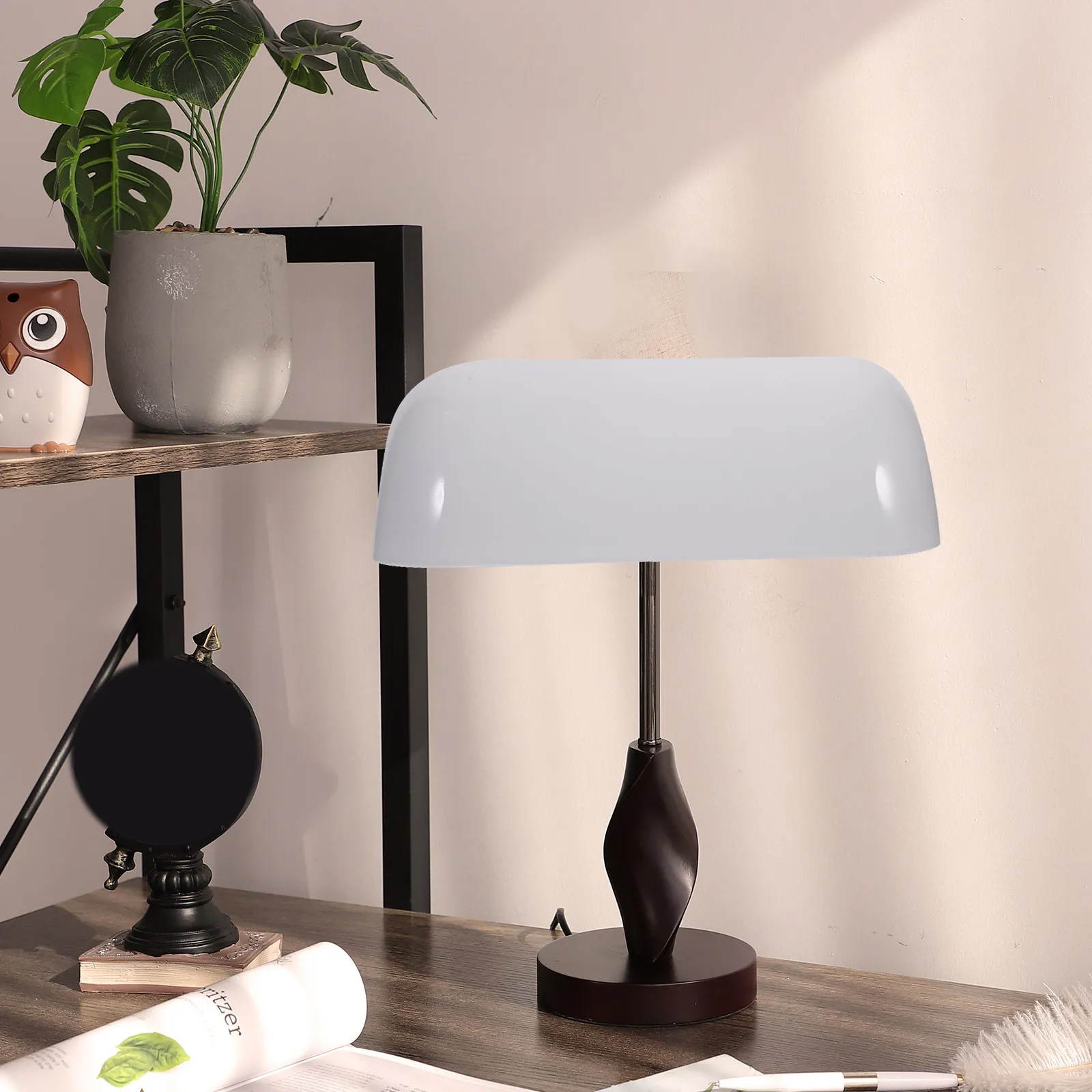 

Retro Style Glass Lampshade Table Lamp Cover Desk Lamp Shade Replacement Household Light Shade Table Lampshade