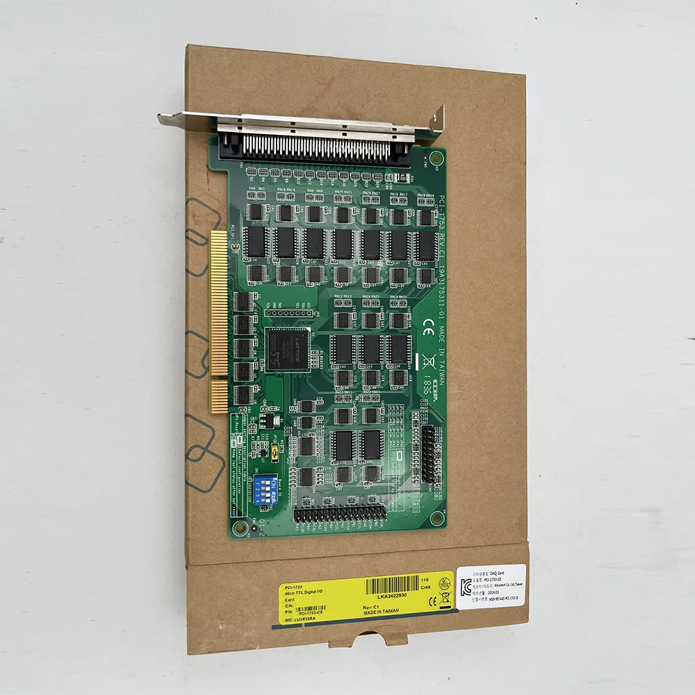 Data Acquisition 96-channel (192-bit) Digital Quantity I/0 Card For Advantech PCI-1753 Rev. C1