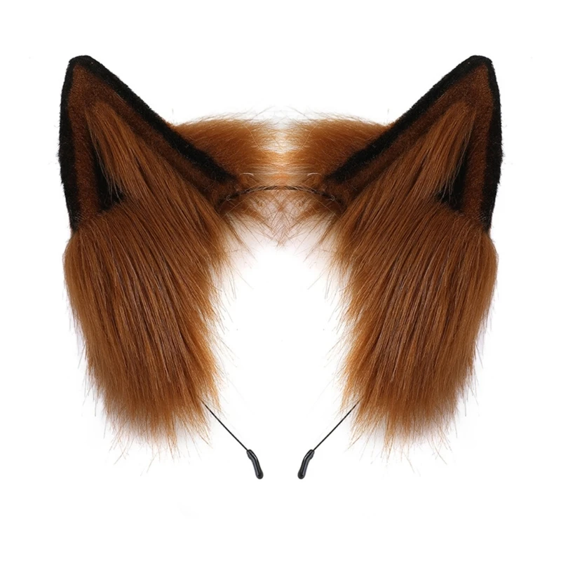 Furry Ears Verjaardag Cosplay Party Hoofdbanden Haaraccessoires voor Dames Meisjes