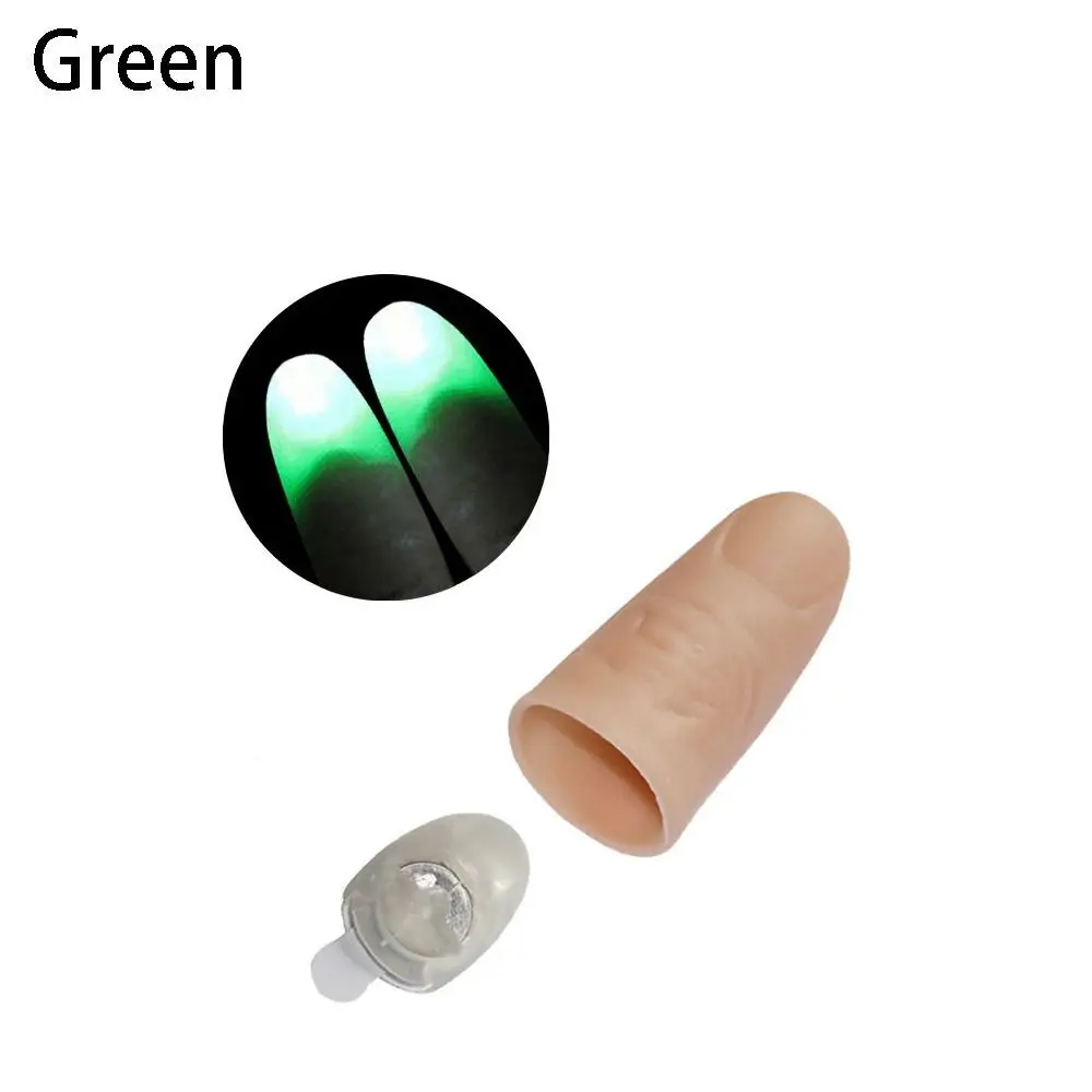 

1 Pc Luminous Glow LED Flashing Fingers Finger Light Induction Light Light Up Thumbs