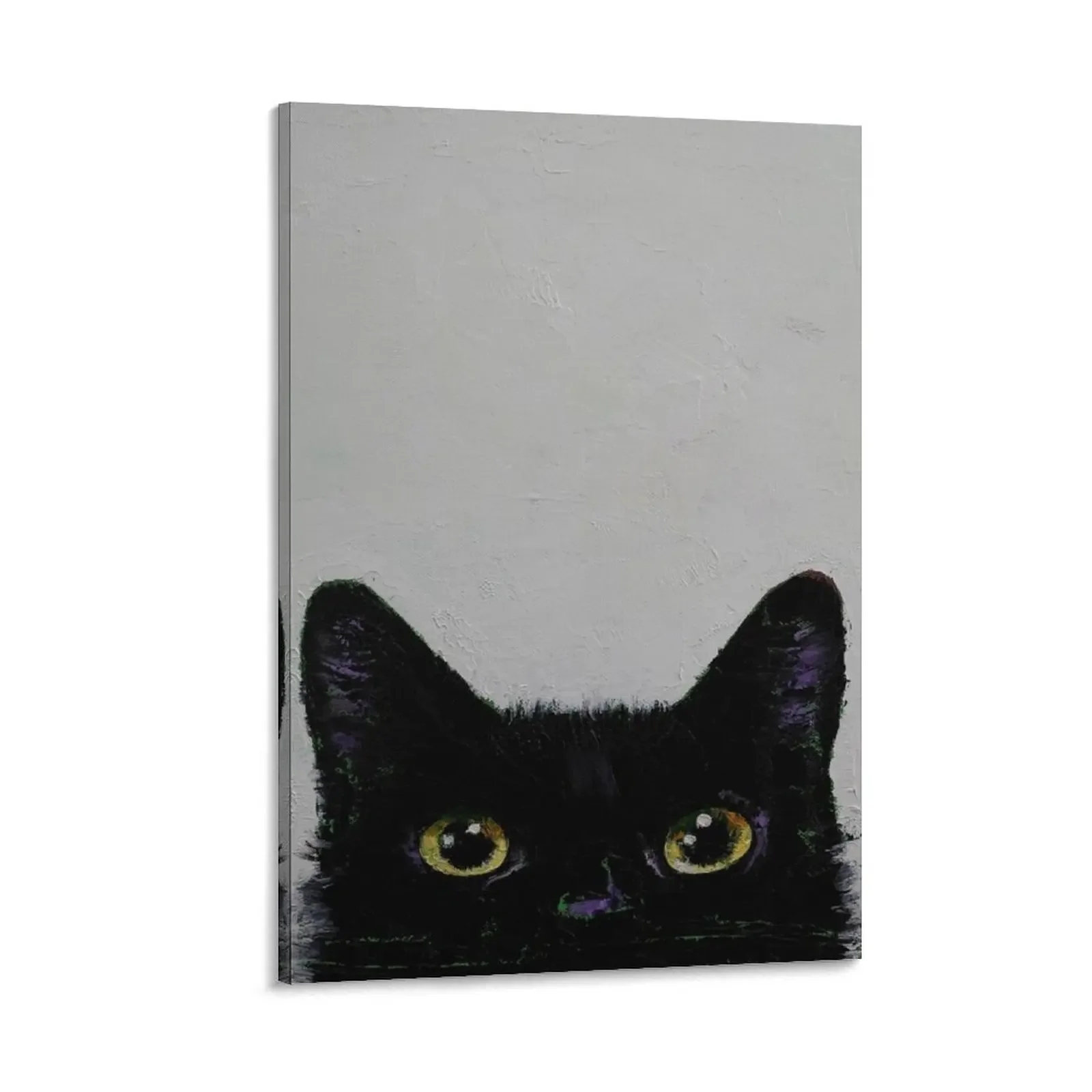 

Black Cat Canvas Painting interior paintings korean room decor