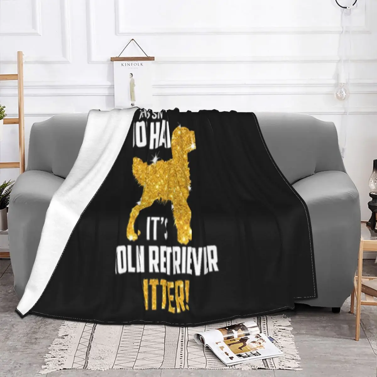 This Isnt Dog Hair Its Golden Retriever Glitter Low Price Homme Gift Hot Straight Mens Pride Throw Blanket