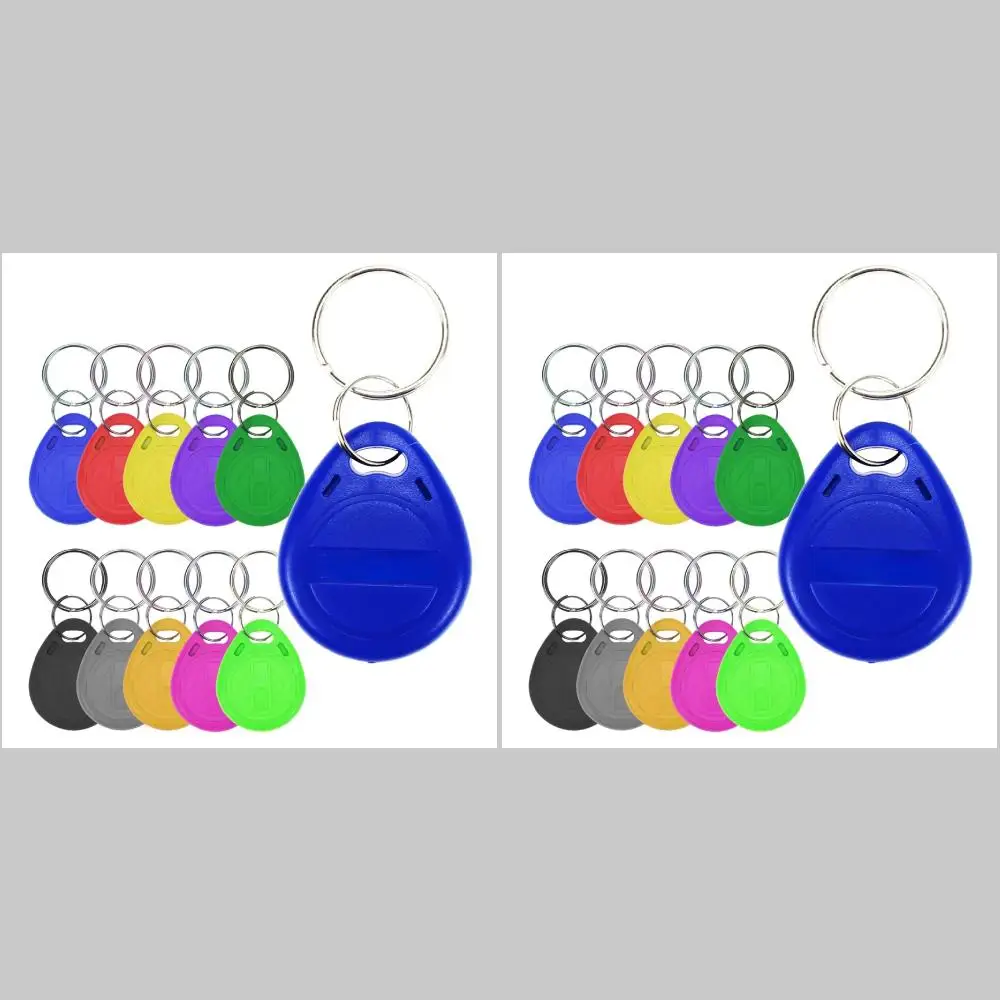 

3PCS GN Key Fob Tags Access Control Smart Token Ring Chip Free Shipping Metal nfc card Metal card Metal business card blank Rfid