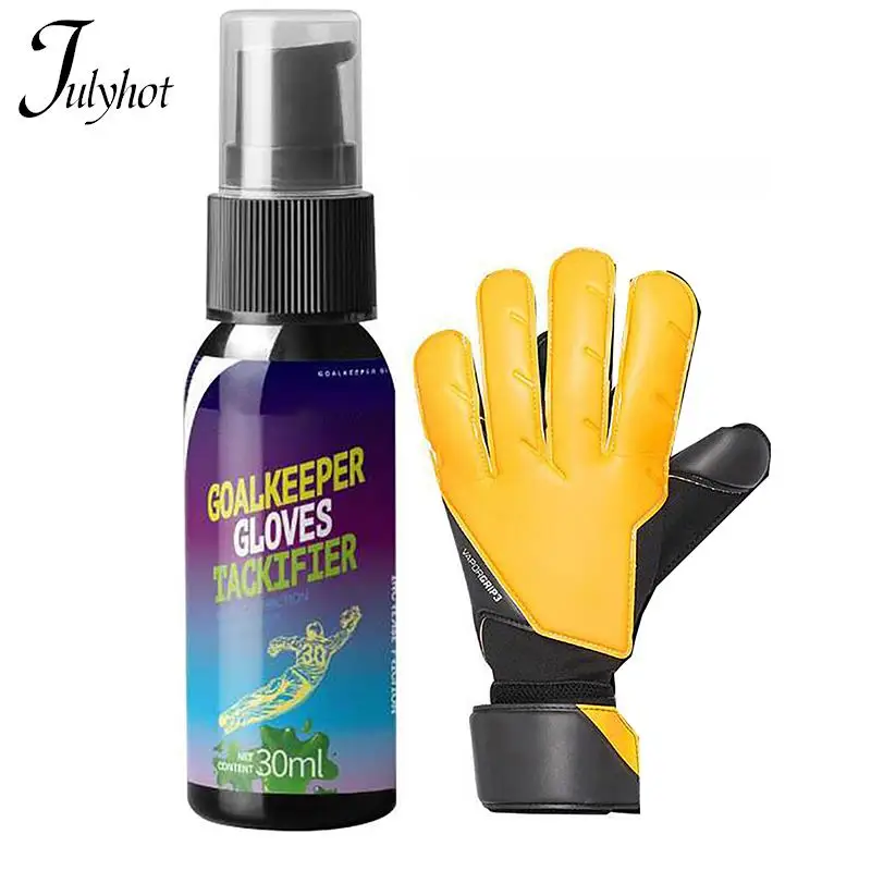 

30ml/bottle Goalkeeper Glove Baseball Replacement Glove Glue Football Grip Spray For Goalkeeping Gloves Non-slip Enhanced Sticky