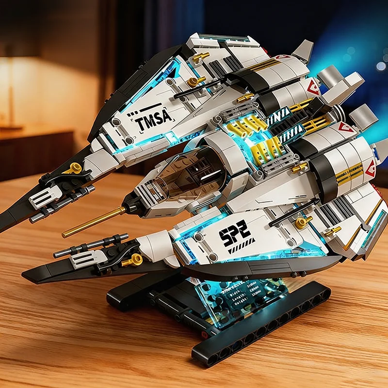 

Конструктор T5014 «Космический звездолет»: Футуристическая модель космического корабля MOC, набор кирпичиков для детей и взрослых, высокотехнологичная игрушка, подарок