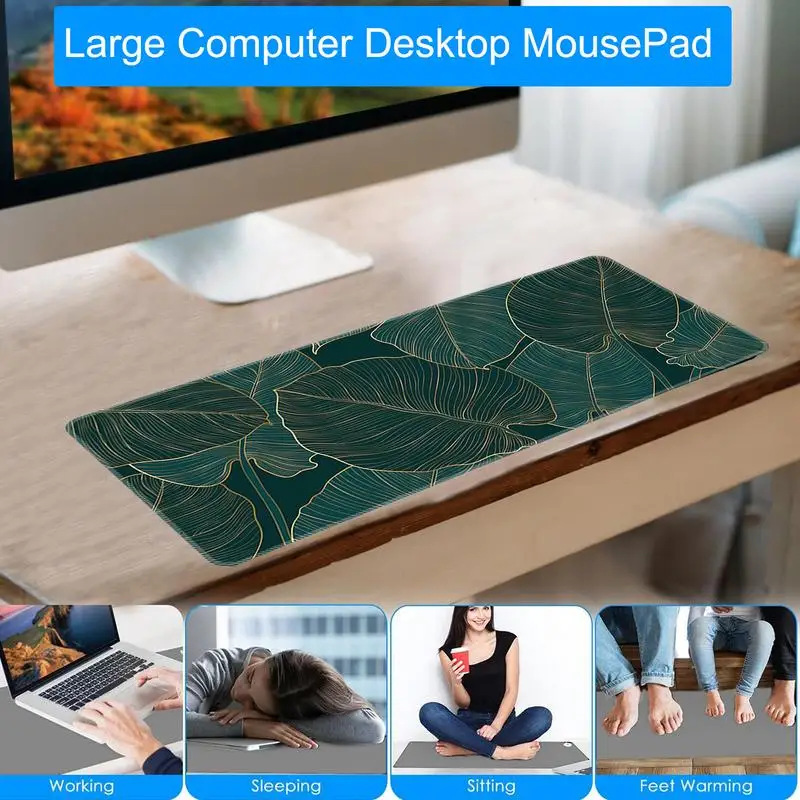 Grande jogo mousepad antiderrapante tapete de mesa de borracha grande mousepad estendido almofada de teclado abstrato à prova dwaterproof água para mesa &