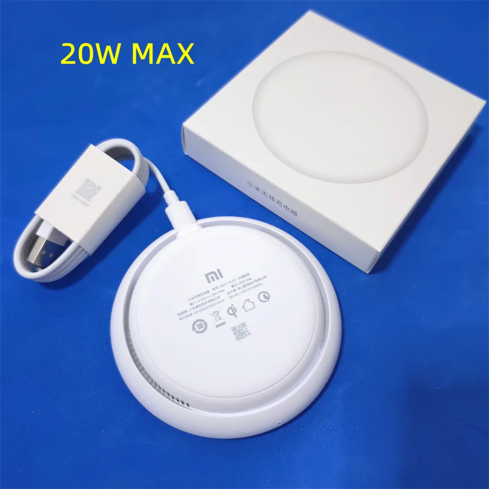 Xiaomi Mi 9 10 Pro Wireless Charger Fast Charge QC3.0 20W Qi Smart Fan Charging Pad For Mi 17 15 14 13 12 11T Pro Mix 4 3 K90 80