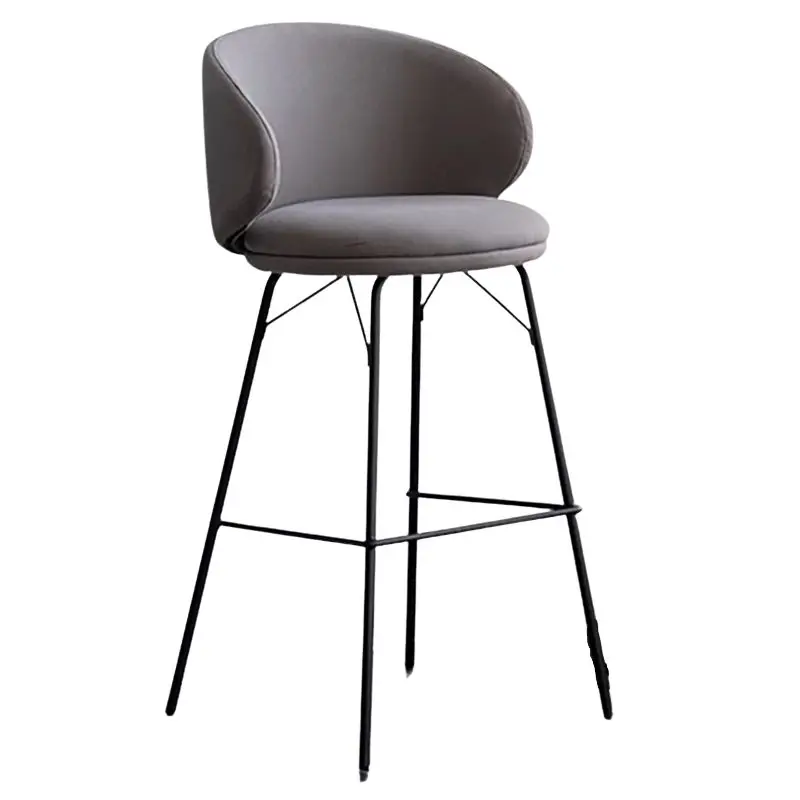 High Nordic Dining Chairs Metal Luxury Black Party Events Living Room Chair Modern Salon Office Vanity Meuble Maison Furniture