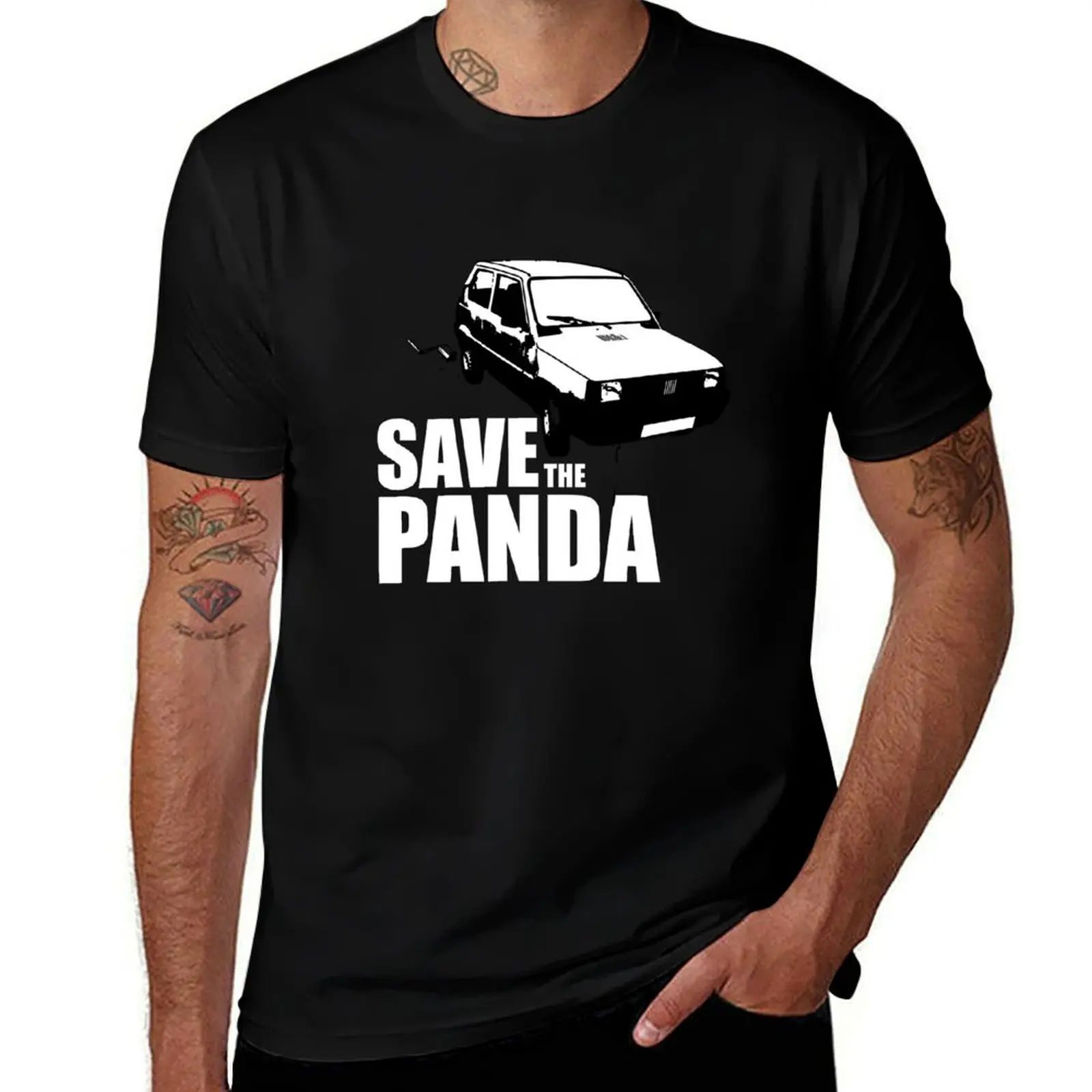 

Save The Panda T-Shirt t shirt man designer t shirts for man cotton soft T-Shirt