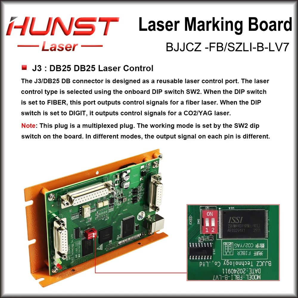 Marking Card Ezcad - Оригинальная плата управления HUNST BJJCZ Laser
