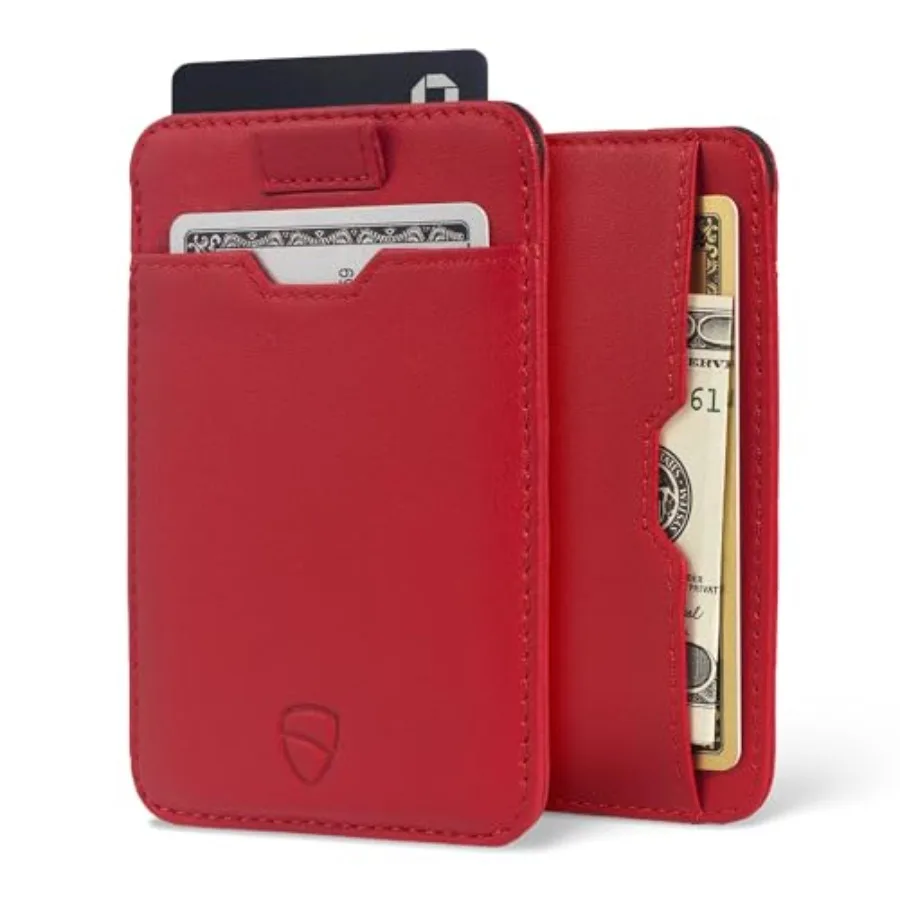 

CHELSEA Mens RFID Blocking Slim Leather Card Wallet - Minimalist Front Pocket Cardholder