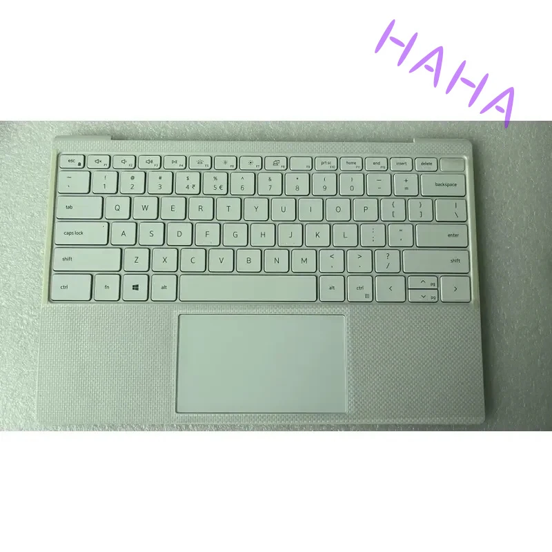 A+ New Original Keyboard with Touchpad Speaker Switch Board and Case for DELL XPS 9300 9310 C White