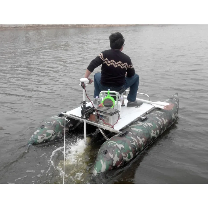 9ft Inflatable Fishing Boat Inflatable Aluminum Catamaran Boat