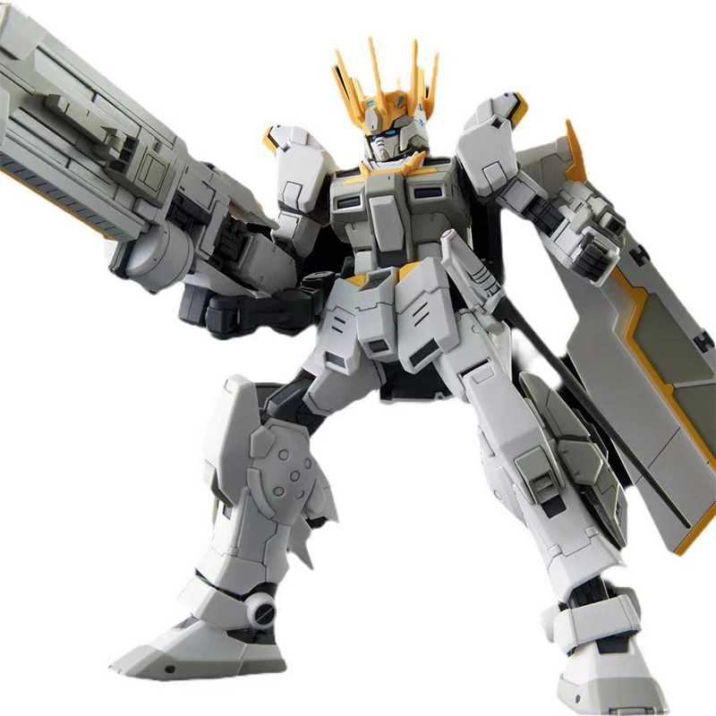 

Bandai Original Gundam HG 1/100 Series RX-80WR WHITE KNIGHT/RX-80BR BLACK RIDER Anime Action Figure Assembly Model Toys