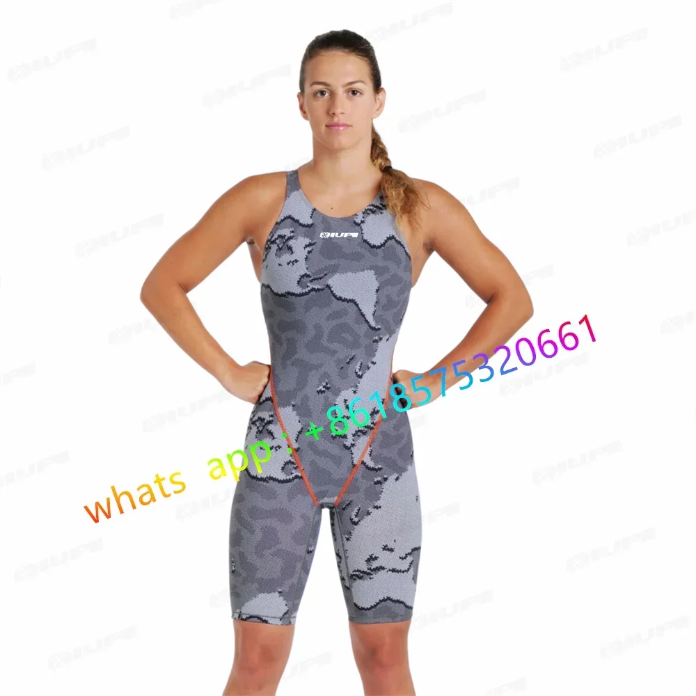 2022 Triathlon Suit Slimming Tight One Piece Swimsuit Female Sports Swimwear Women Professional Racing Training Bathing Suit