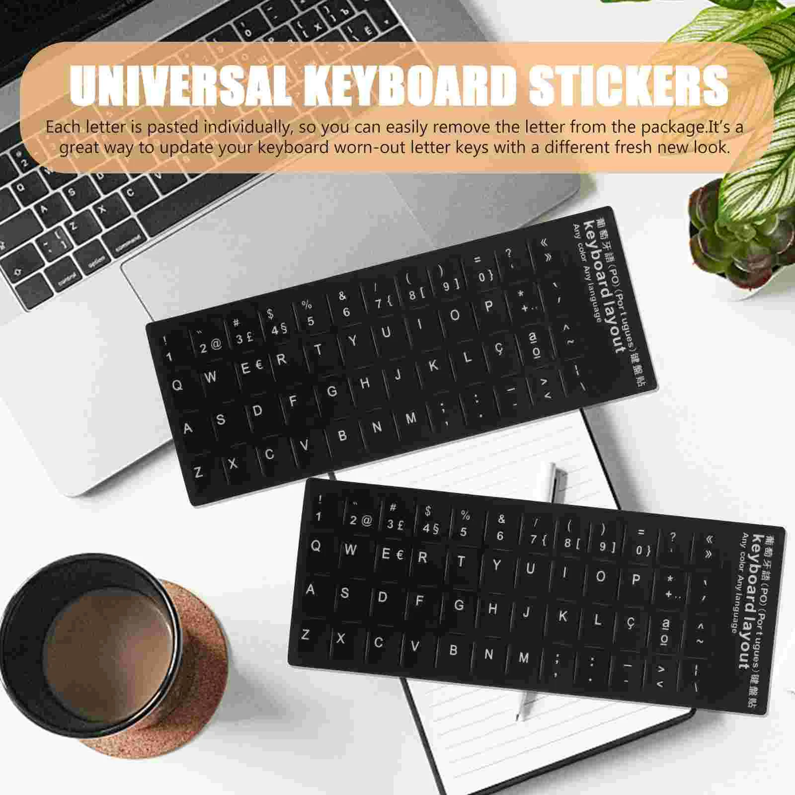 Computer Keyboard Stickers Laptop Stand Skin Universal Label Pvc Notebook Cover Student