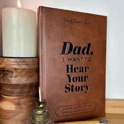 Father's Day Theme Journal Notebook Dad's Story Take Note Summary Notebook for Work Records Study Notes Painting