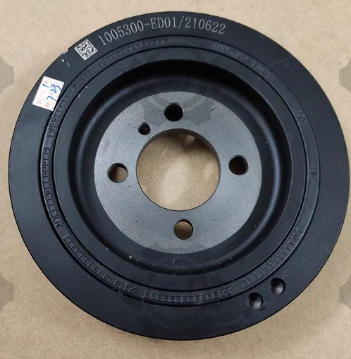 1005300-ED01 Crankshaft Pulley for GWM Great Wall Haval H3 H5 H6 Fengjun Wingle 3/5/6 Europe Version 4D20 2.0T Diesel Engine