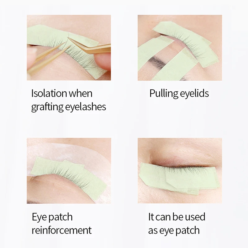 4 Rolls Breathable Non-woven Tape Lash Extension Eyelash Tape Under Eye Pads Adhesive Eye Lash Stickers Makeup Tools