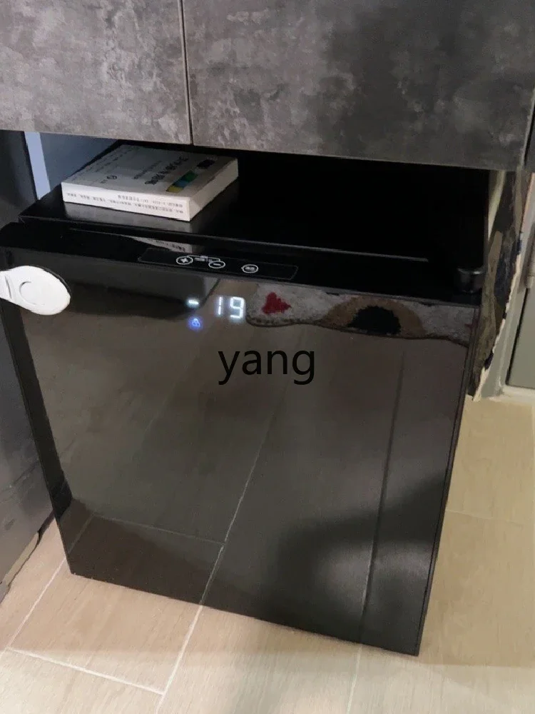 Yjq lemari Freezer Mini vertikal rumah tangga, lemari kecil penuh komersial besar